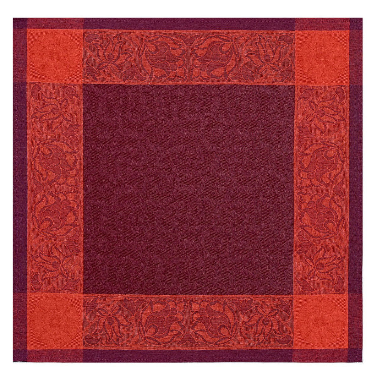 Serviette de Table, Ottomane Burgundy, Le Jacquard Français