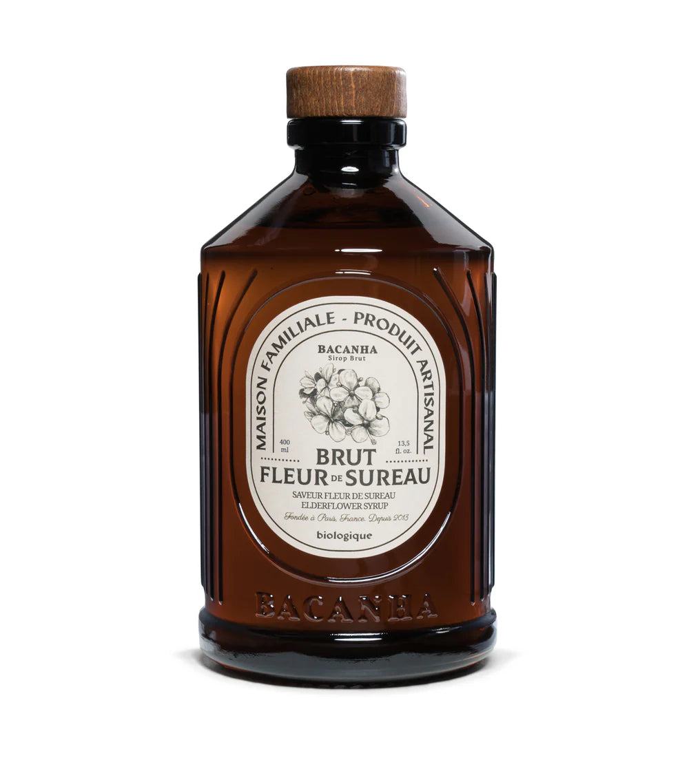 Sirop de Fleur de Sureau Brut Bio - 400 ml - Bacanha