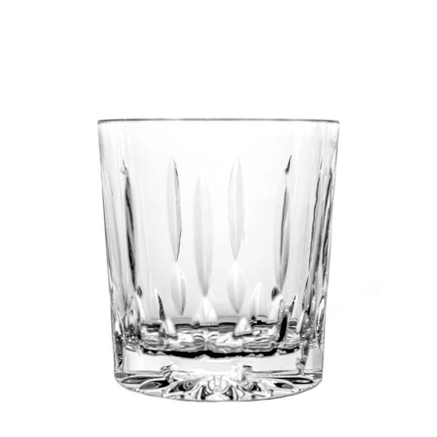 Lot soldé 9 Verre à Whisky 240ml cristal taillé, Lezka, Pekalla