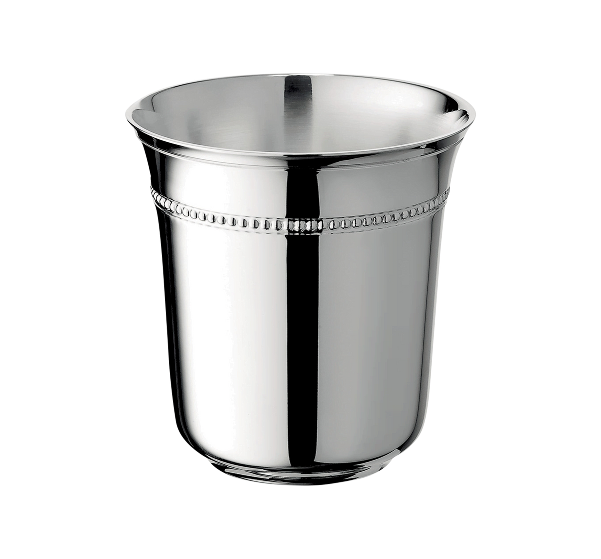 Timbale, Perles argent massif, Christofle