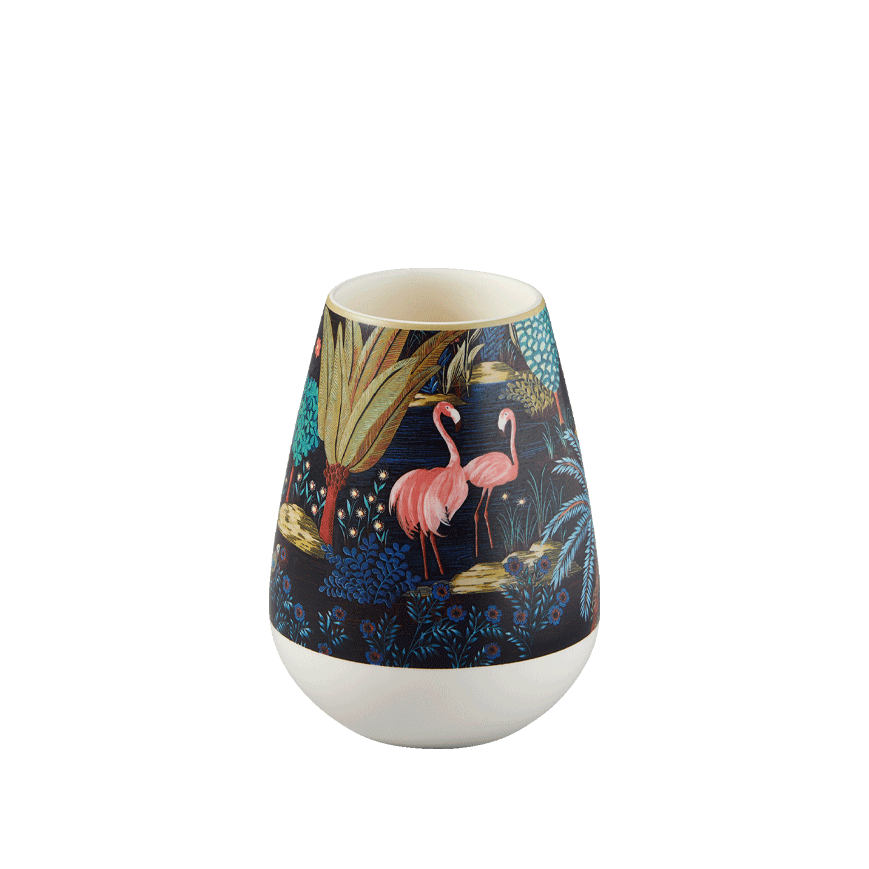 Vase bulbe Pm 14.4 cm, Jardin du palais, Gien