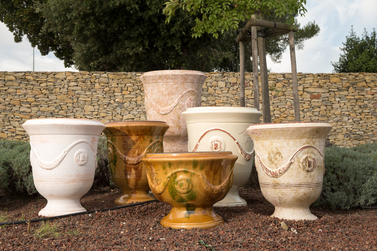 Vase d'Anduze 58x47cm, Patine Antica, Terre Figuière