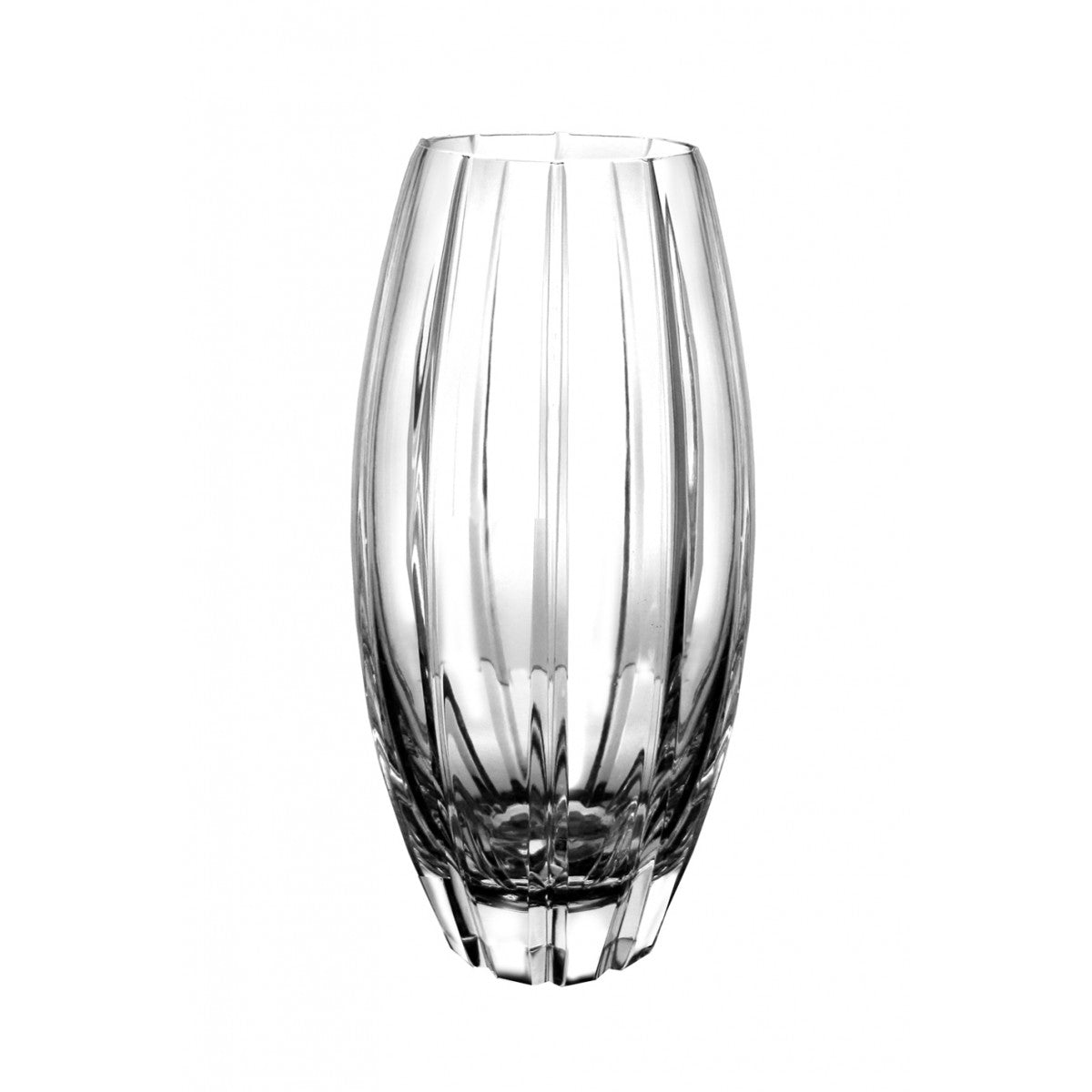 Vase 25cm, Phaédra Beveled Cut, Val Saint Lambert